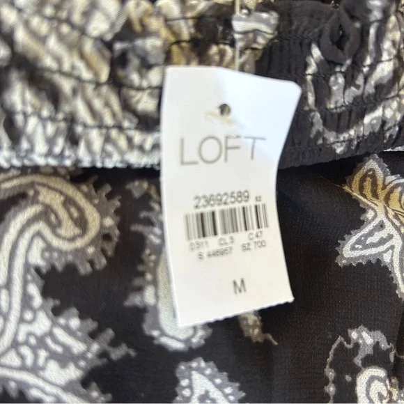 NWT Loft Off the Shoulder Blouse - Size Medium - Picture 13 of 15